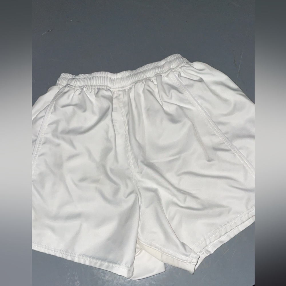 Rhino White Athletic Rugby Shorts Size Medium - Picture 3 of 3